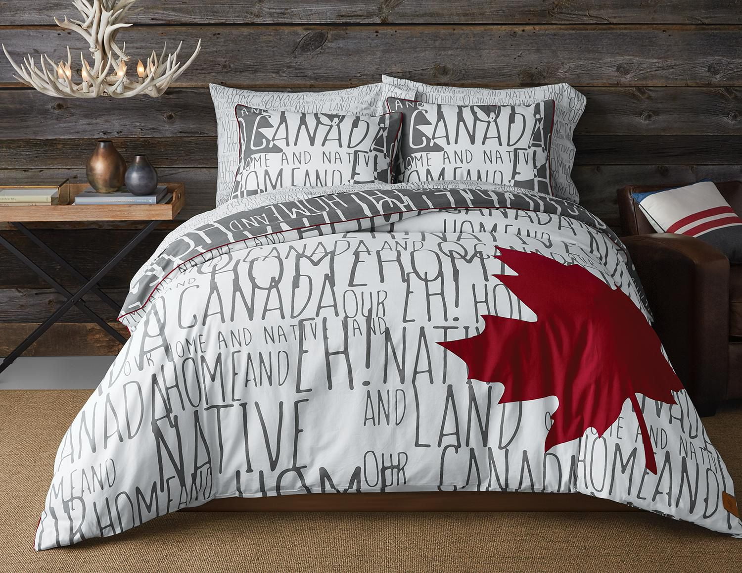 Canadiana Ohanl Reversible Duvet Cover Set Walmart Canada